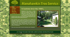 Desktop Screenshot of manahawkintreeservice.com
